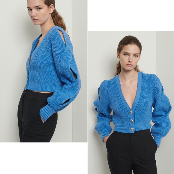 10 Crosby Derek Lam Sweaters - Derek Lam 10 Crosby Marcelyn Twisted Cardigan